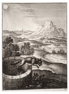 La volpe e la capra da Wenceslaus Hollar